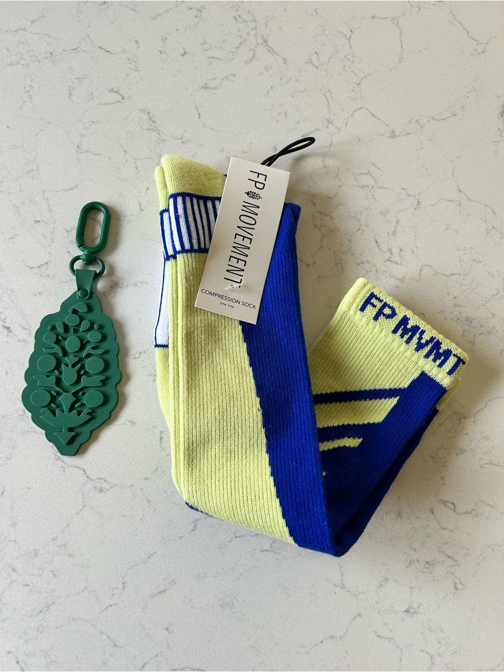 New FP Movement Buti Keychain & Ski Party Compression Socks